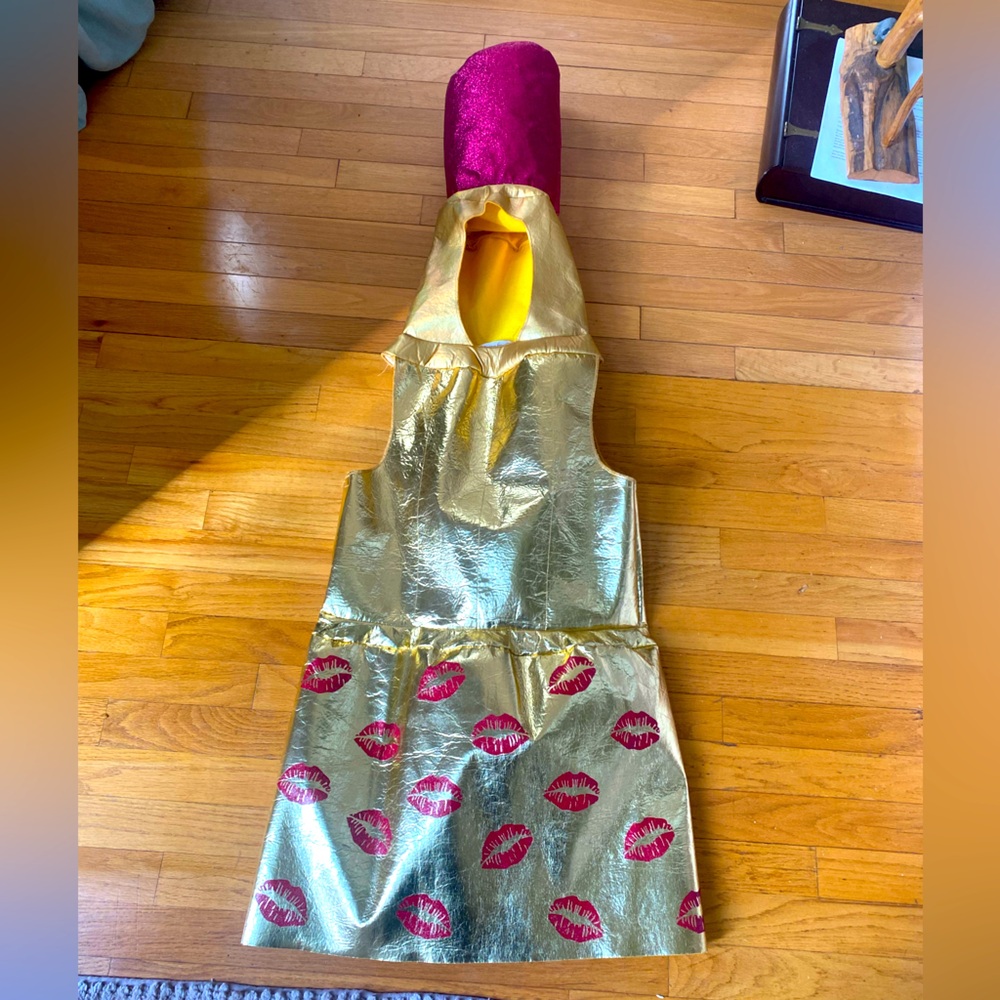 Size small lipstick child’s Halloween costume. Chasing Fireflies brand
